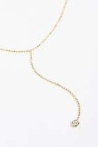 14k Floating Diamond Lariat Necklace By Zo Chicco At Free People